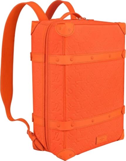 orange louis vuitton backpack